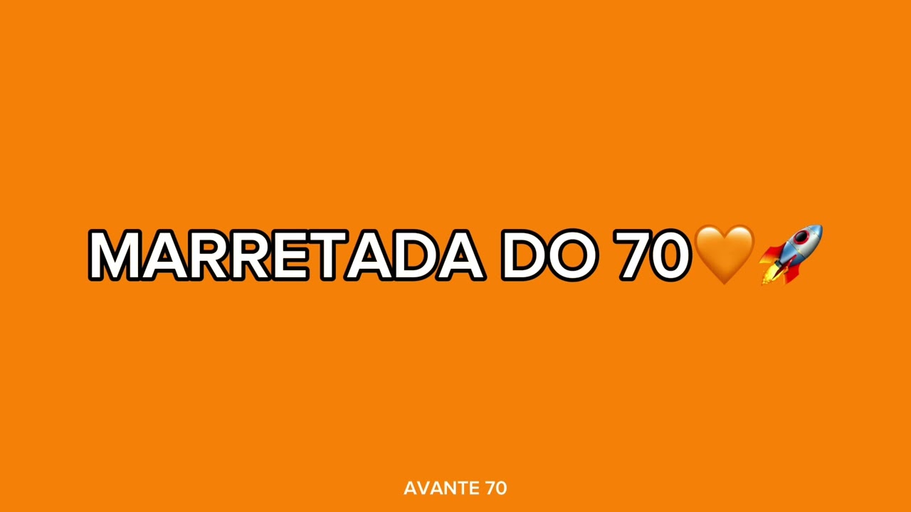 Toma marretada, marretada do 70🧡 - MÚSICA DE POLÍTICA | Avante 70🧡🚀