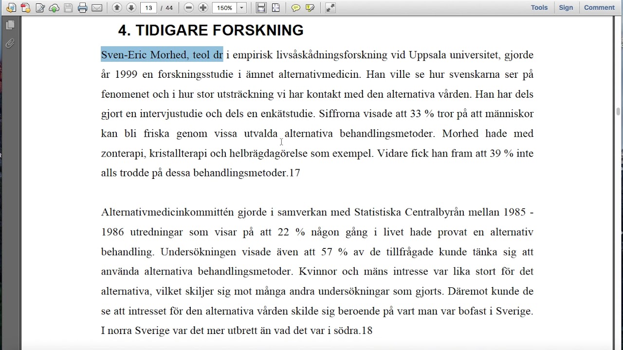 Opponering en liten film