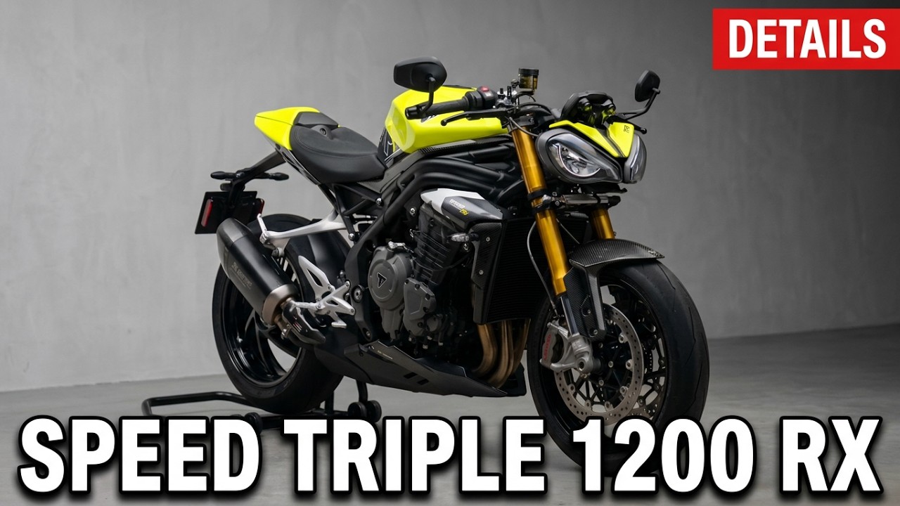 👍 2025er Triumph Speed Triple 1200 RX 💥 / KraftStoff tv