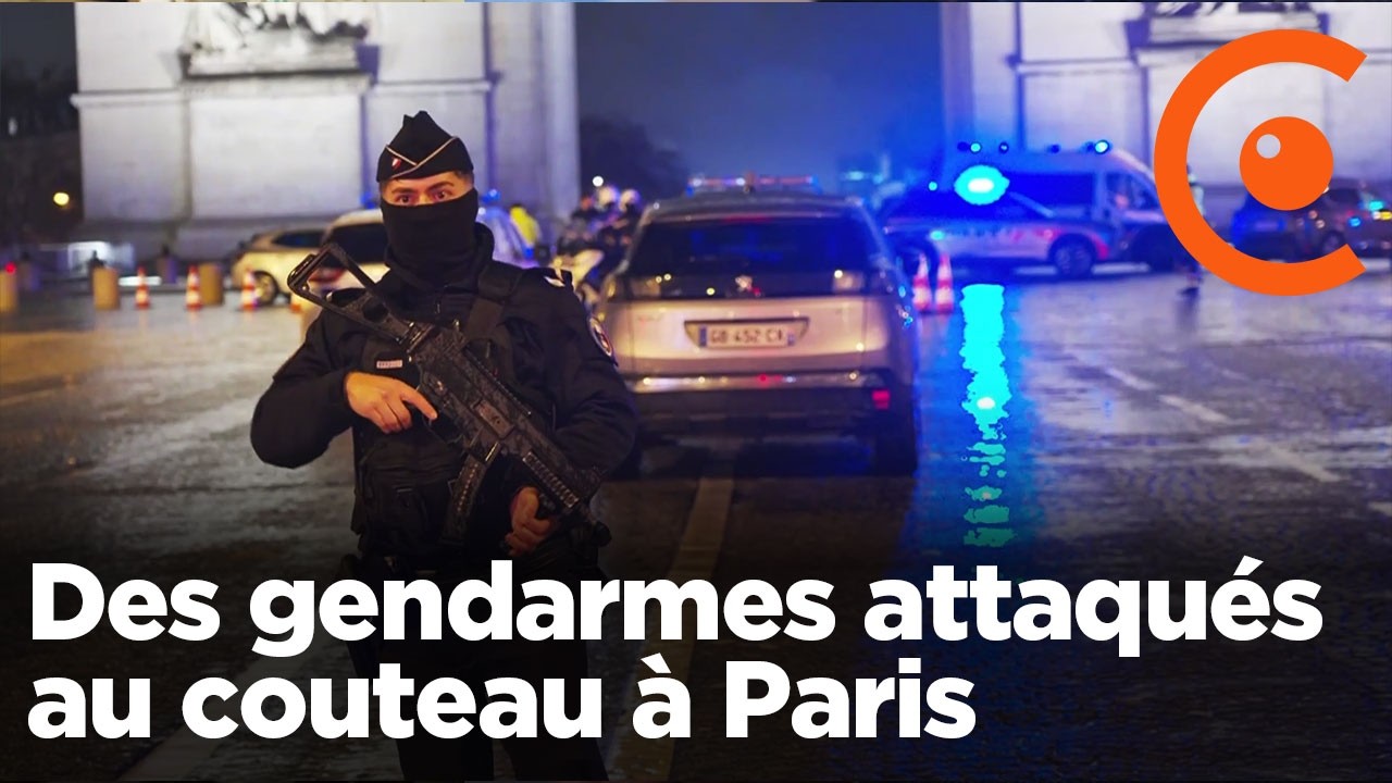🔴 DIRECT - Un homme armé d'un couteau attaque des gendarmes à Paris