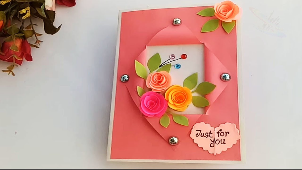 Beautiful Handmade Birthday card//Birthday card idea.