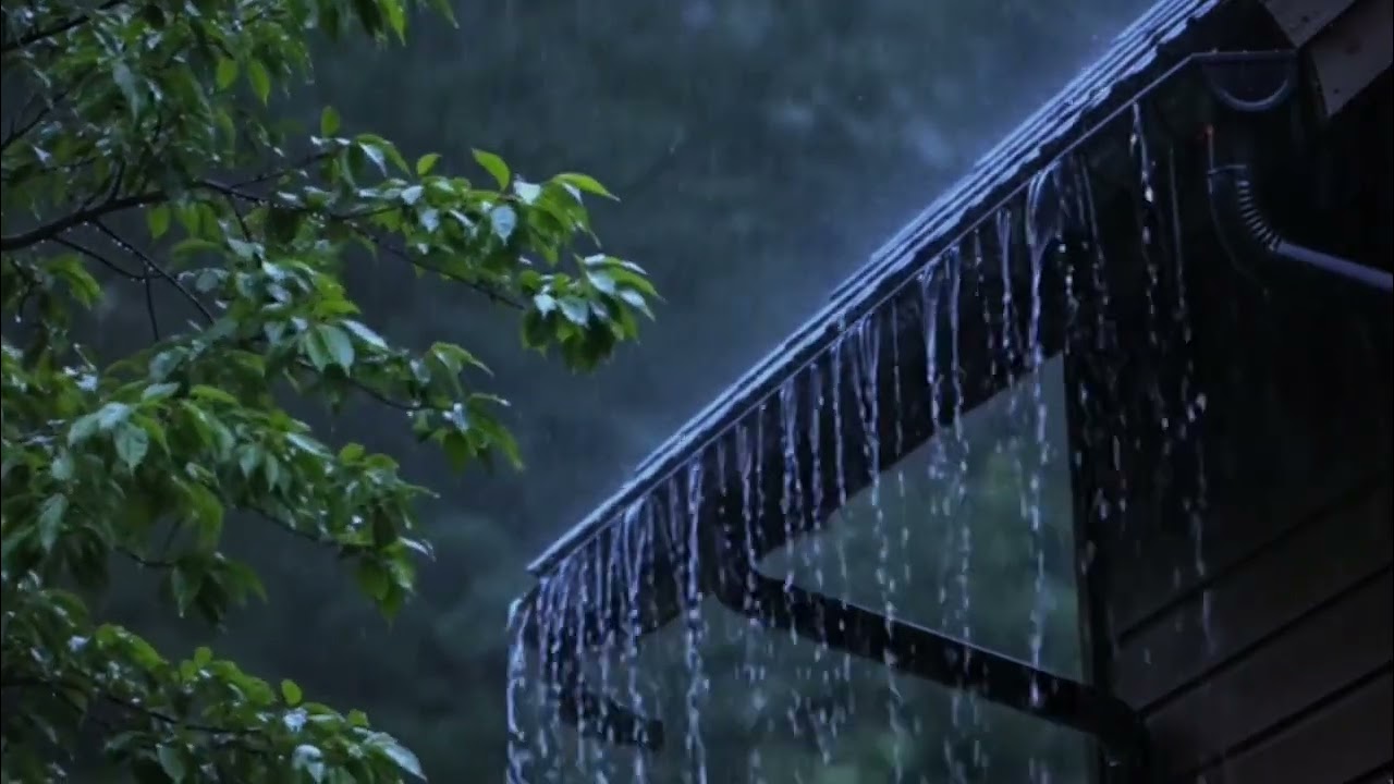 NO ADS 🌧️ COZY CABIN RAIN SOUNDS TO FALL ASLEEP FAST | PRESS PLAY & REST