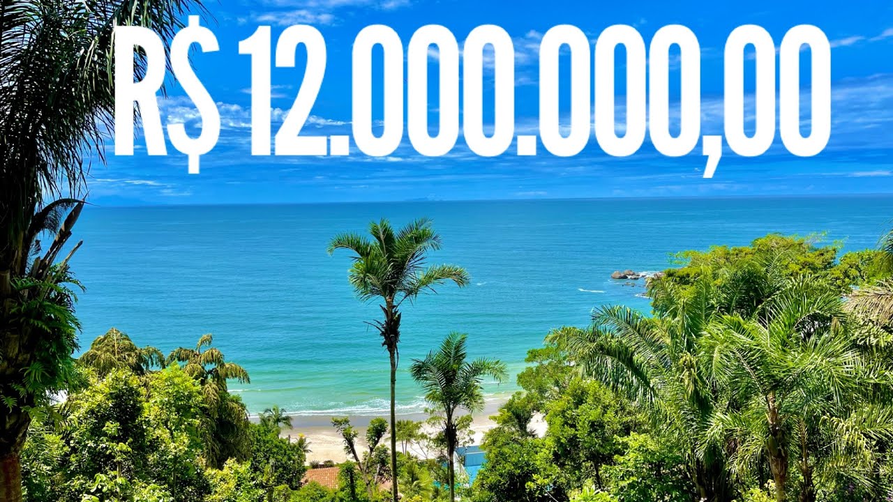 Mansão à Venda no Condomínio Tijucopava em Praia Paradisíaca no Guarujá por R$ 12.000.000,00