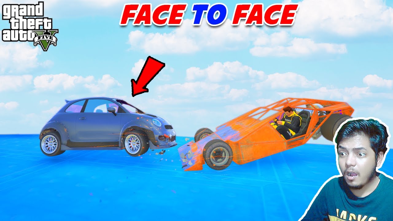 Cars VS Cars 99.111% People Uninstall Game After This Face To Face Race in GTA 5
