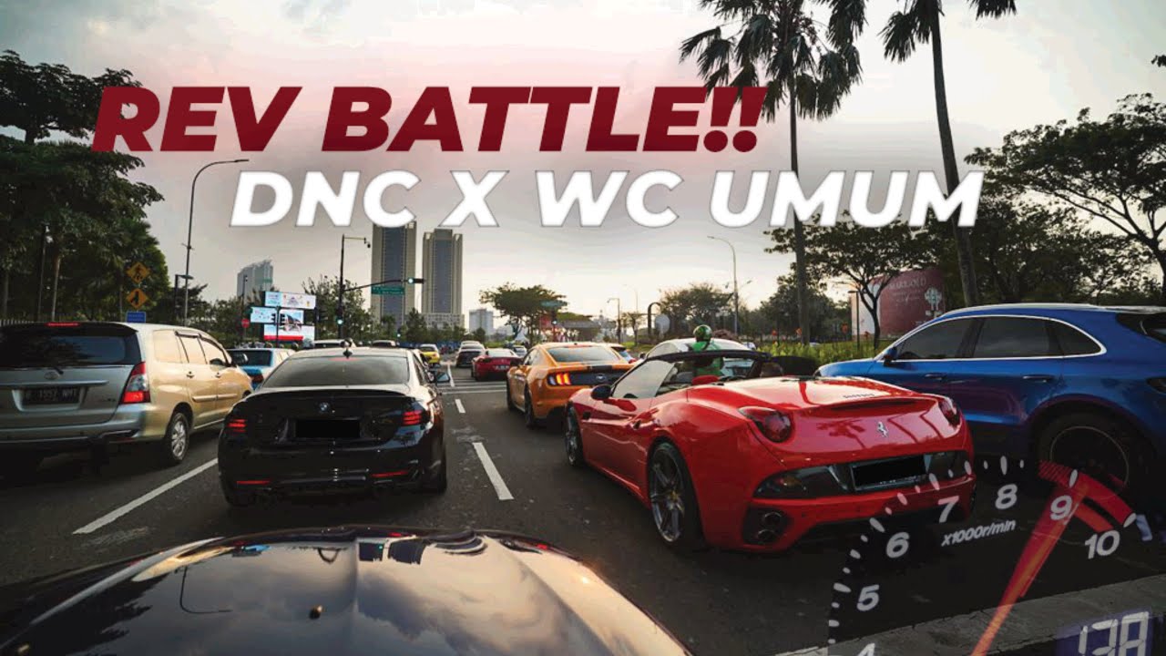 JALAN SANTAI BERUJUNG REV BATTLE SUPERCAR !! (DNC X WC UMUM) #DiMobilAja