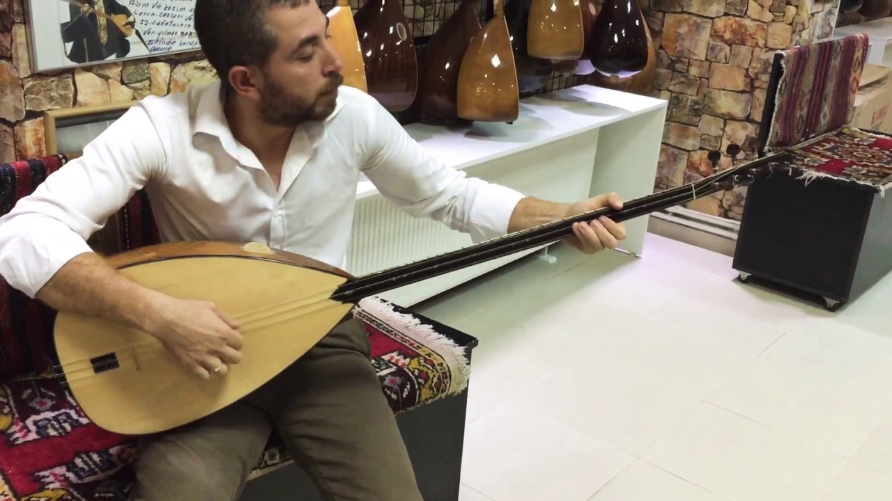Oyma Dut 45'lik Divan Bağlama ile Sedat Karaçay - Yılmaz Saz Evi İstanbul Kartal