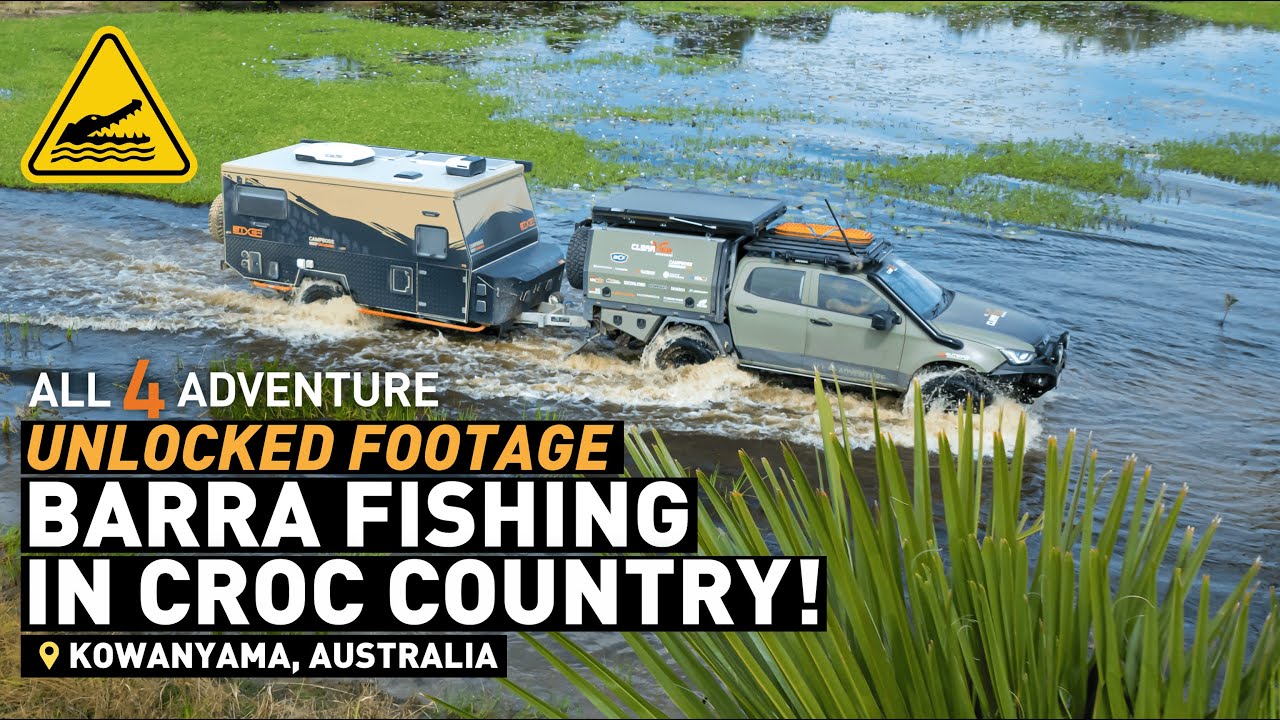 😱 Fishing amongst 4.5m crocodiles in ‘The Place of Many Waters’ 🐊