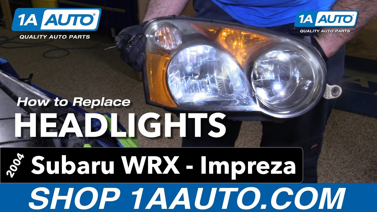 How to Replace Headlights 04-07 Subaru Impreza WRX