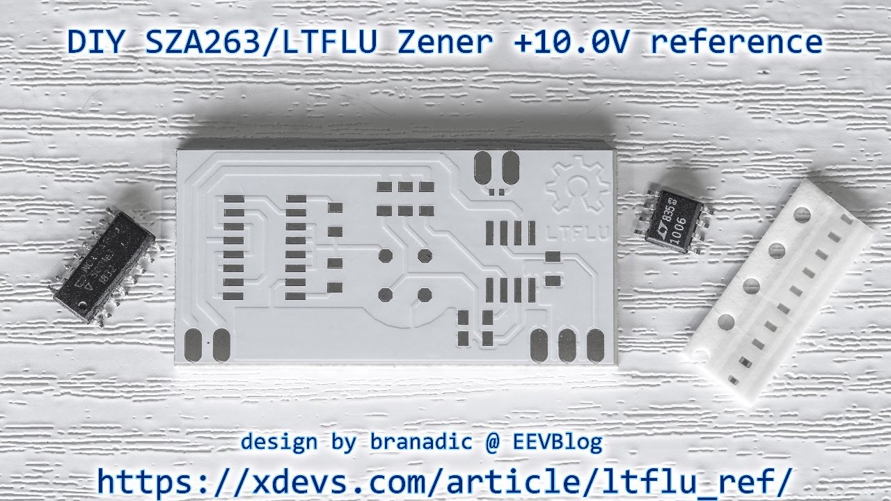 Building SZA263/LTFLU 10V precision DC reference module
