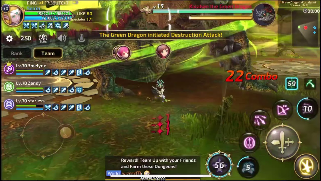 Green Dragon Nest Stage 6 - (4 Man No Deaths)