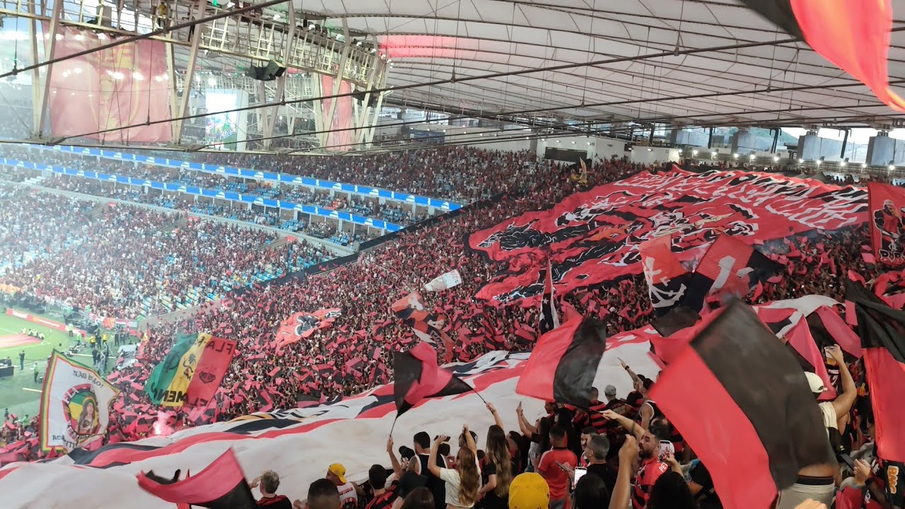 Festa da torcida do Flamengo recebendo o time na final do Carioca 2026 - Mengo, estou sempre contigo