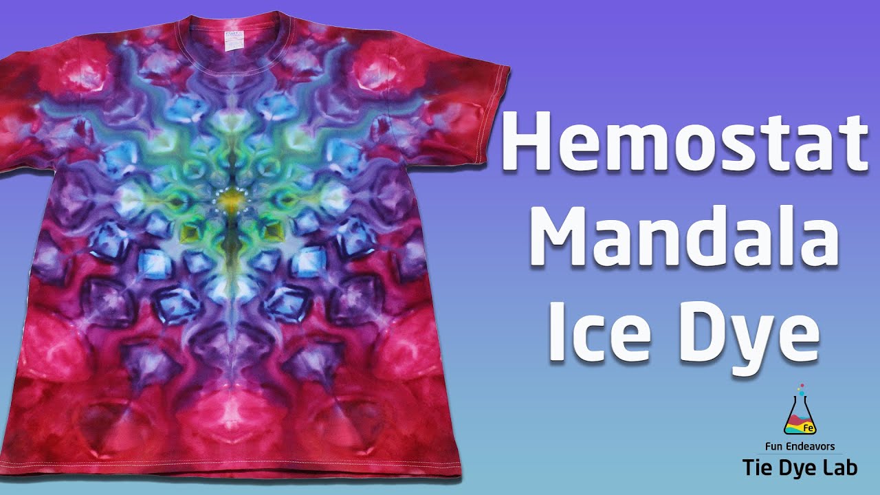 Tie Dye Designs:  Hemostat Mandala [An Otten Alien]