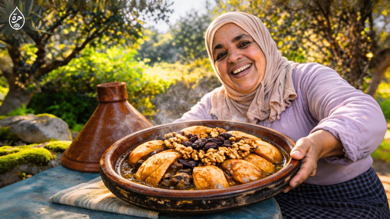 طاجين السفرجل باللحم على الطريقة المغربية 🍯🍖 | وصفة تقليدية ناجحة 100% في الطبيعة 🌿