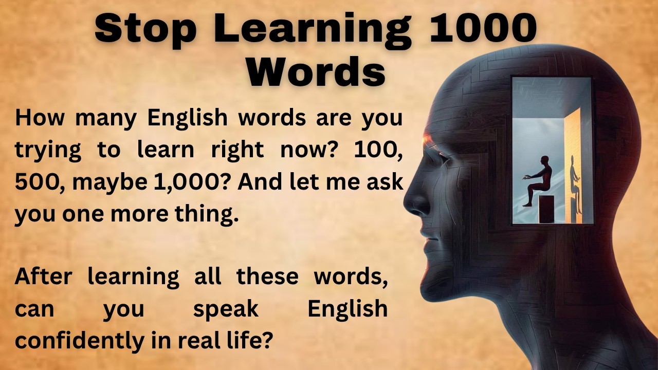 Stop Learning 1000 Words || Graded Reader || Listen And Practice || Improve Your English Skills