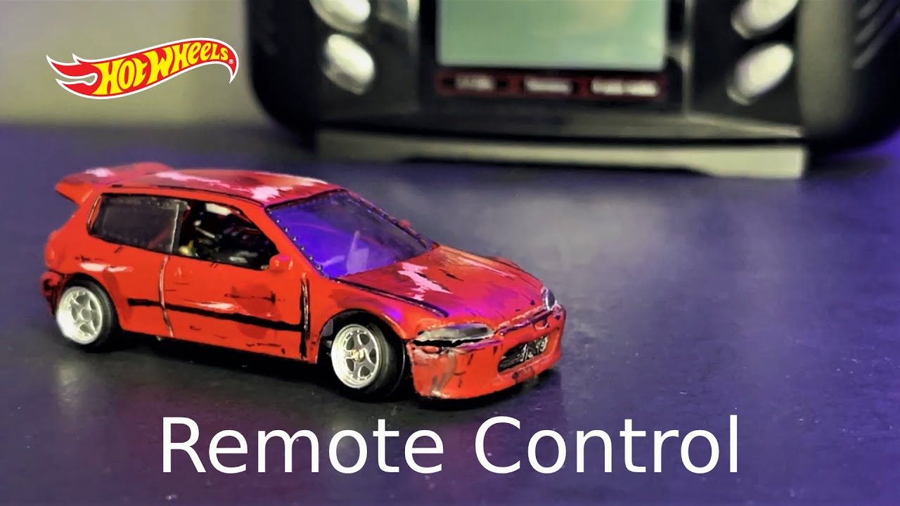 Turning a Hotwheels Civic into RC car (RC Hotwheels)