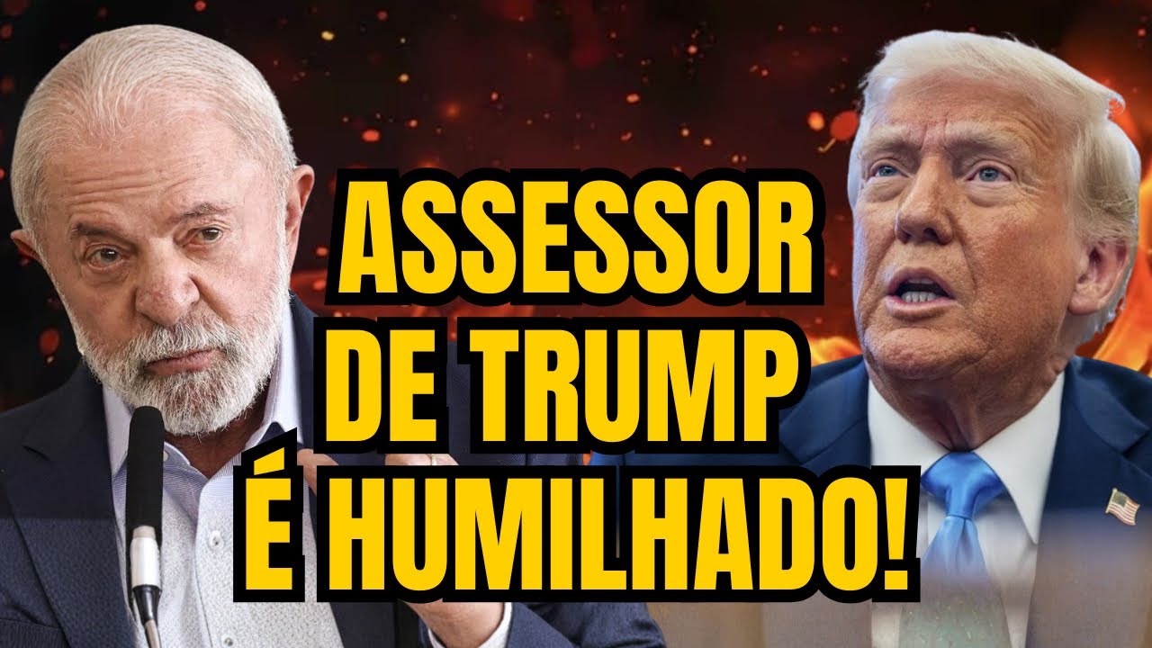 TRUMP FICA LOUCO AO TER ASSESSOR BARRADO NO BRASIL! LULA DEU O RECADO!
