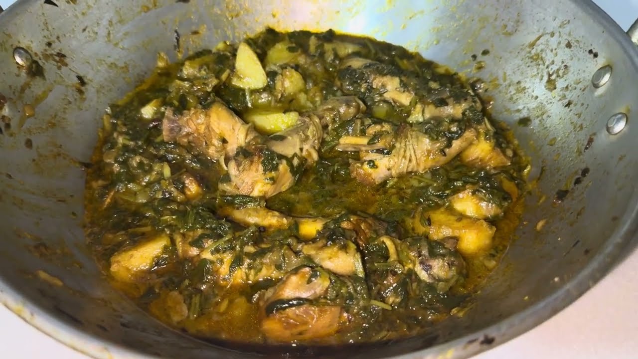 Palak Chicken Delight