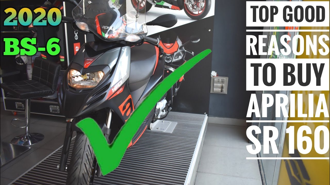 Aprilia SR 160 Fi BS-6//Good Reasons To Buy//BvjTech