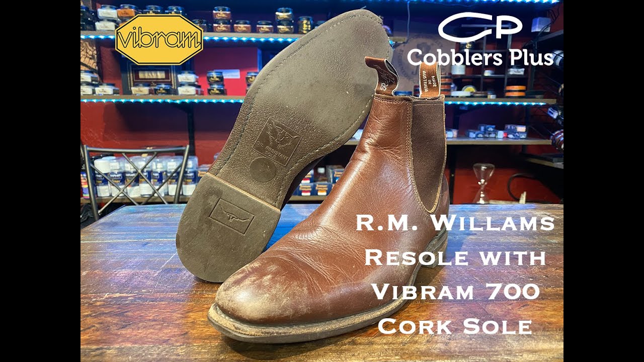 R.M. Williams Resole with Vibram 700 Cork Soles and Review
