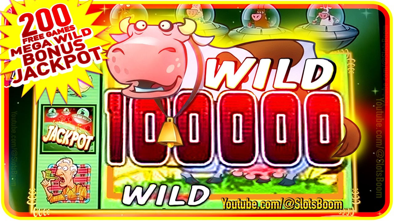 MEGA WILD JACKPOT BONUS!!! RARE $ 1000 WILD - Invaders Return From The Planet Moolah - CASINO SLOTS