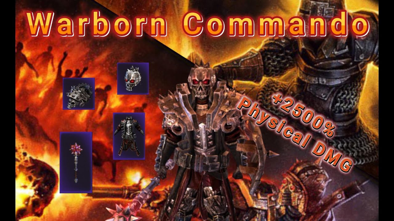 Warborn Mace & Shield Commando – Tanky Physical Build (Grim Dawn)