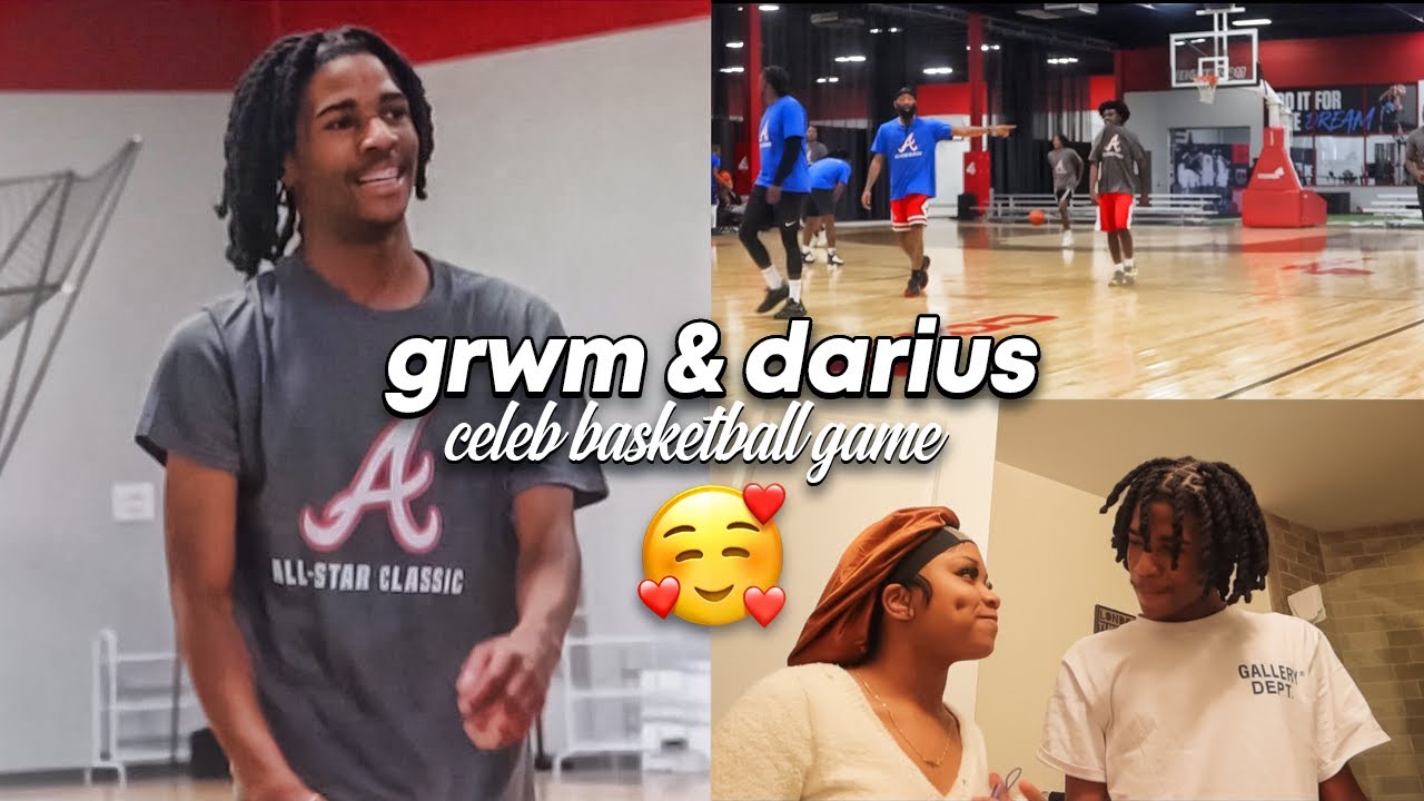 grwm и lil Darius / баскетбольный матч знаменитостей 😱🏀
