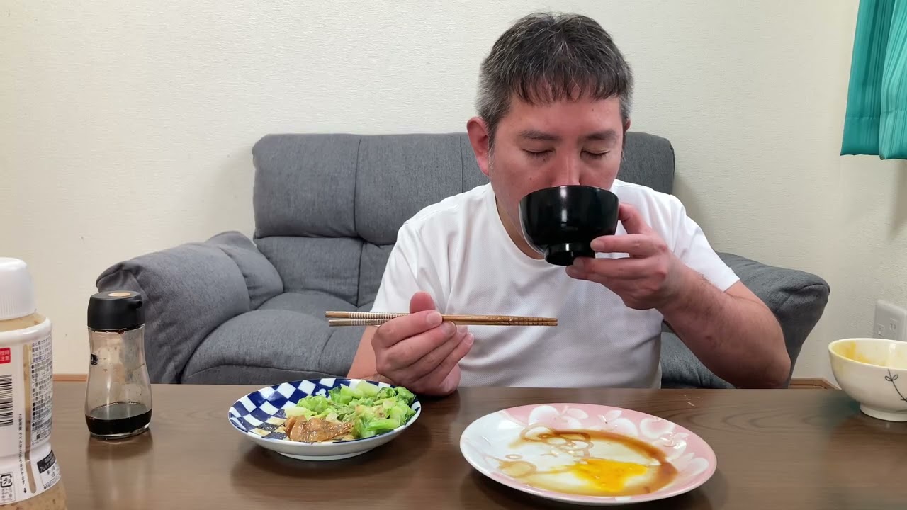 夜勤終わり、朝ご飯