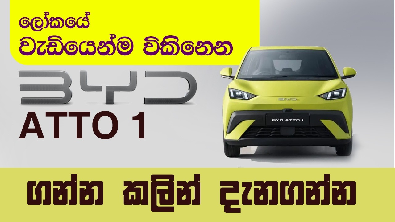 BYD ATTO 1 ගන්න කලින් දැනගන්න ඕනි හැමදේම සිංහලෙන්