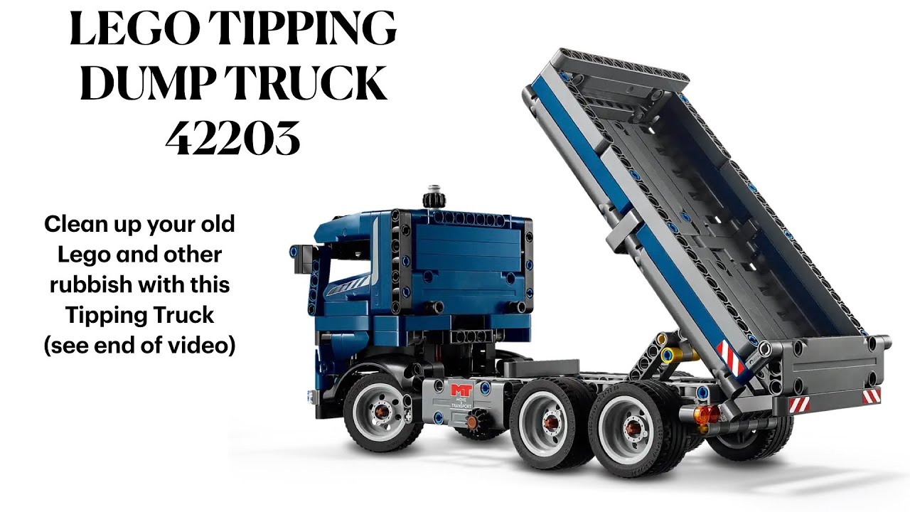 LEGO TIPPING DUMP TRUCK - 42203 - Full Build and Review
