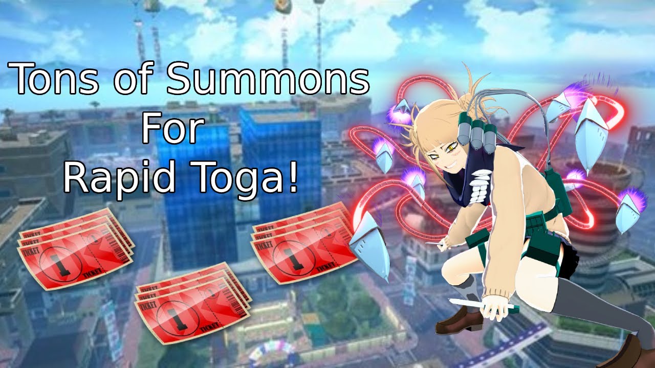 THIS LUCK WAS INSANE! (Rapid Toga Summons) | My Hero Ultra Rumble