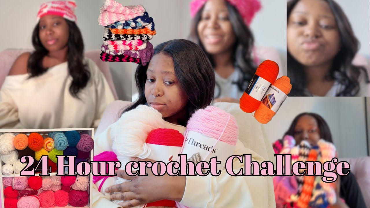 24h hat crochet challenge//making my summer wardrobe