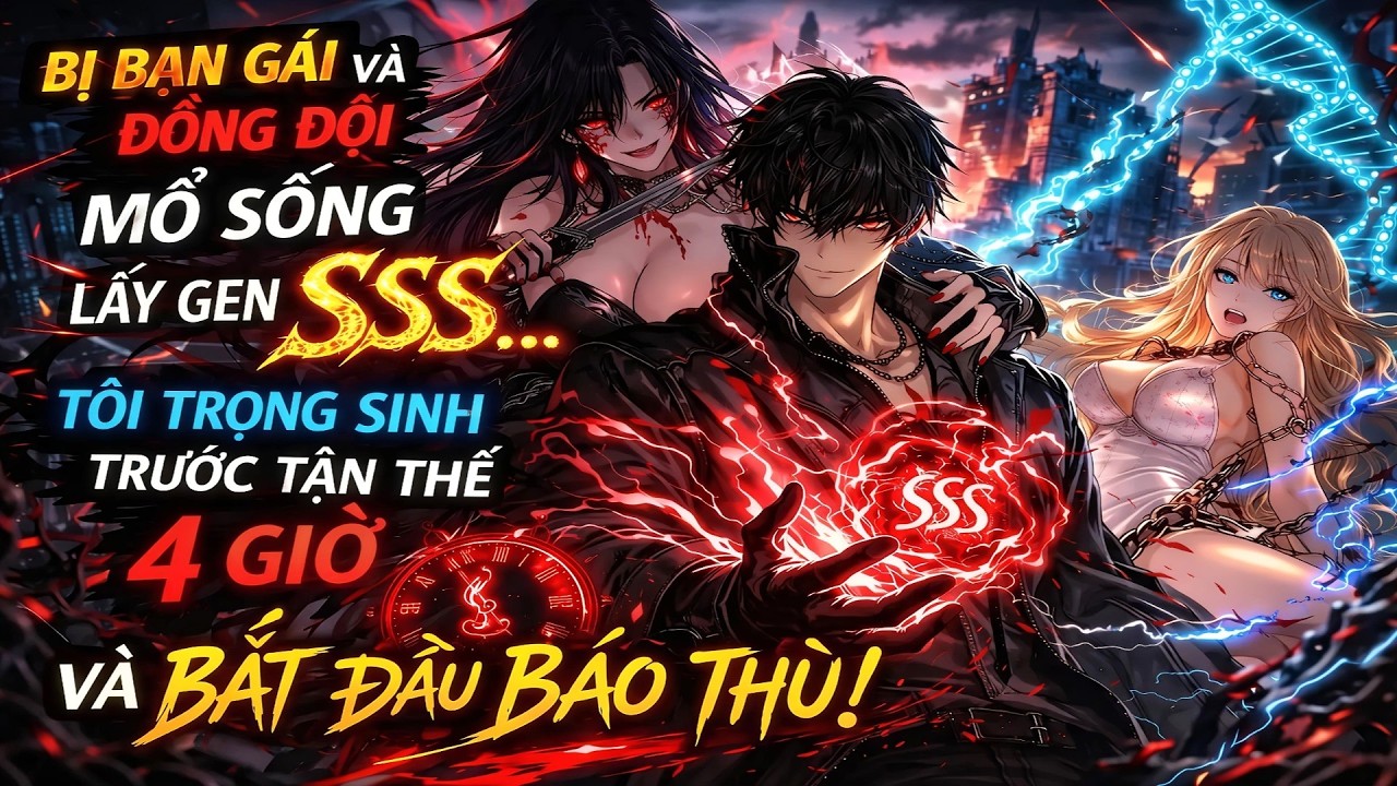 Bị Bạn Gái Và Đồng Đội Mổ Sống Lấy Gen SSS… Tôi Trọng Sinh Trước Tận Thế 4 Giờ Và Bắt Đầu Báo Thù!