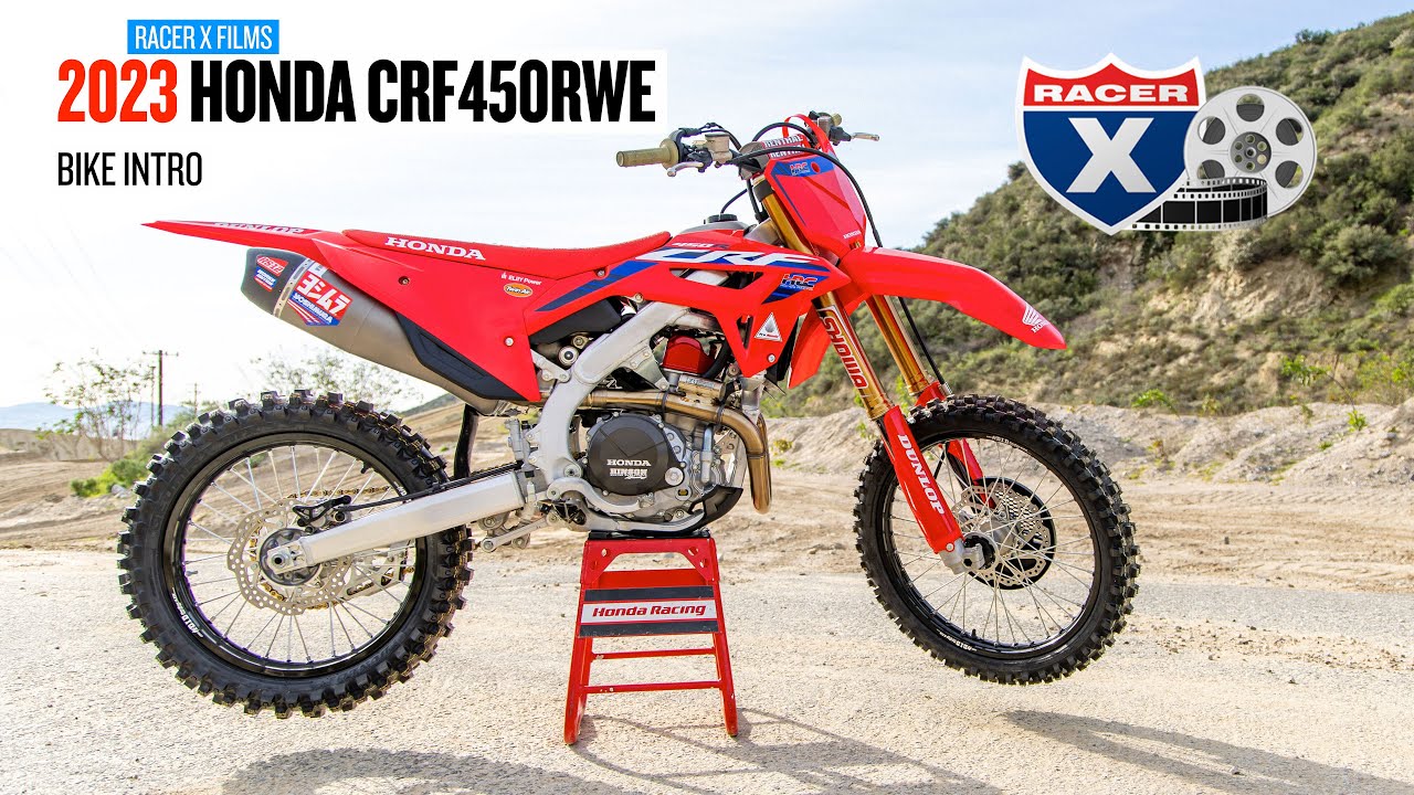 First Ride on the 2023 Honda CRF450RWE | Racer X Films