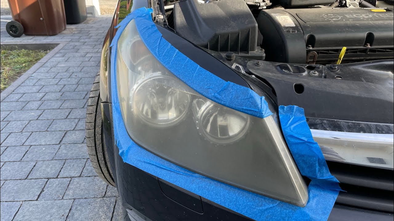 Szybkie polerowanie lamp Opel Astra H