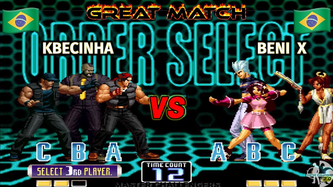 KBECINHA vs BENI X FT20 MAESTROS DE BRASIL SHOW MATCH KOF 2002