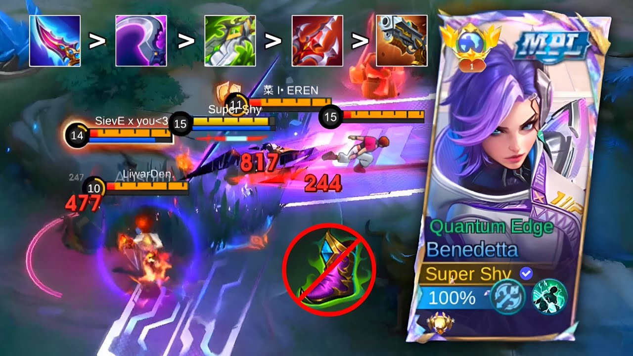BENEDETTA NEW META BUILD WITHOUT BOOTS FOR JUNGLE 2024 🔥 TOP GLOBAL GAMEPLAY | MOBILE LEGENDS