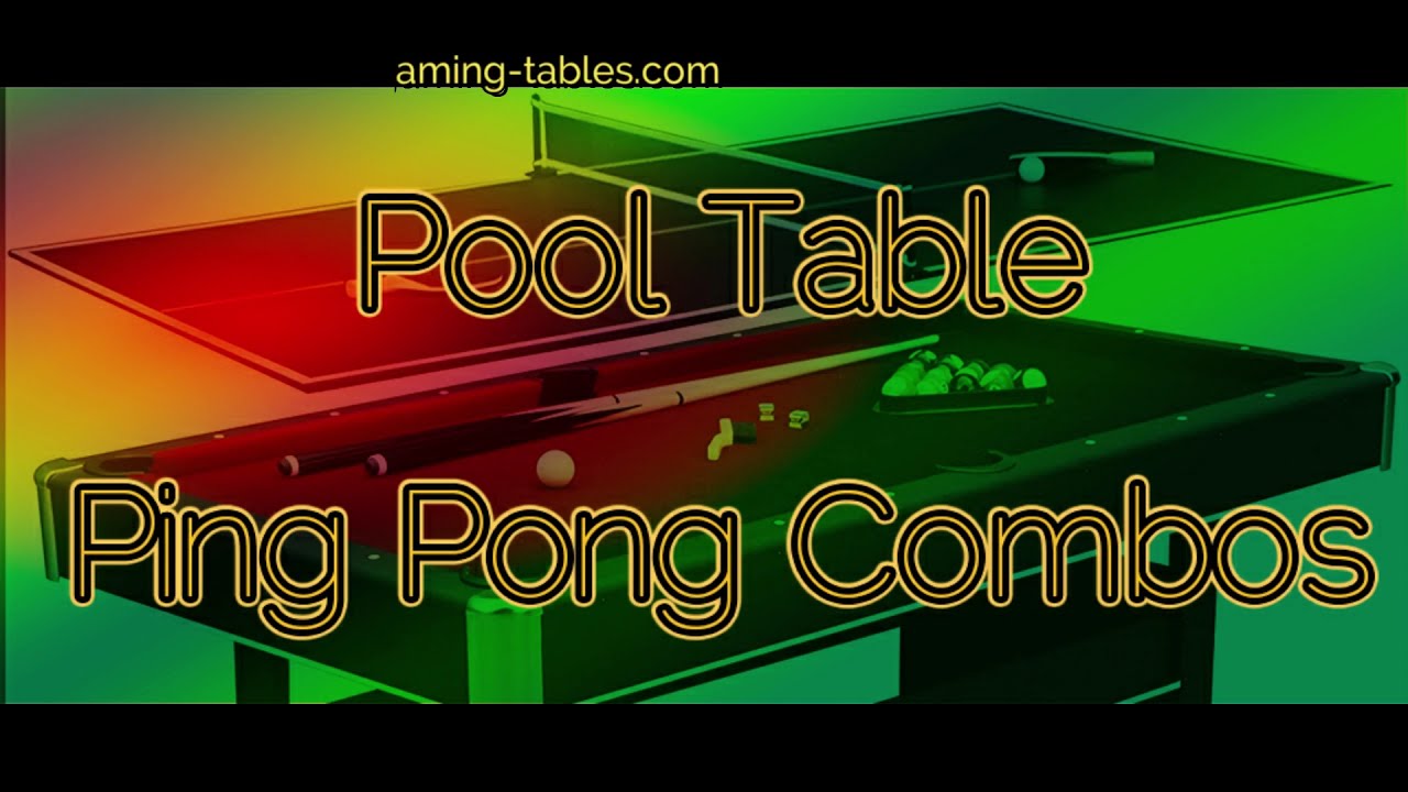9 Best Pool Table Ping Pong Combos Reviews by Gaming Tables Game ON