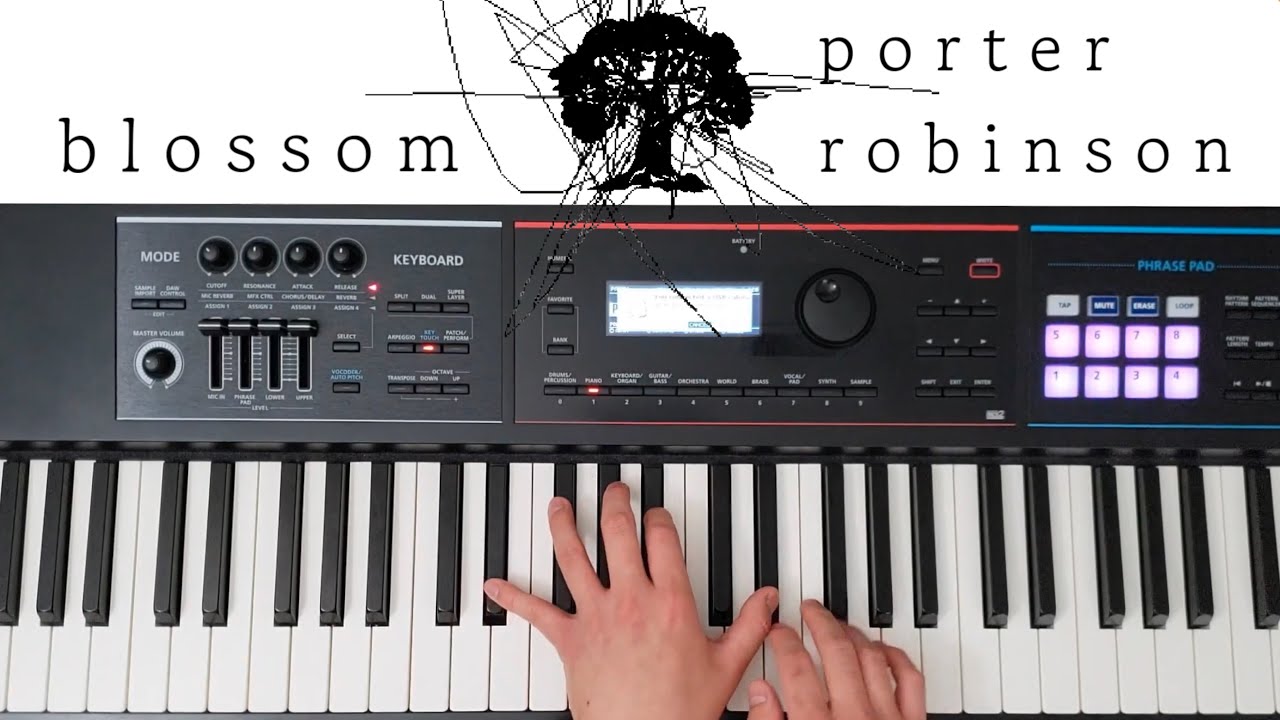 blossom (piano cover) | porter robinson | andoruk