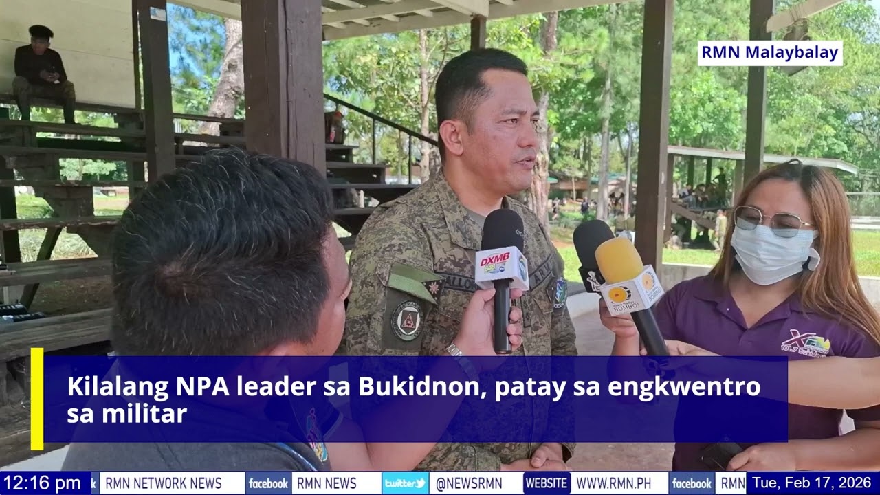 Kilalang NPA leader sa Bukidnon, patay sa engkwentro sa militar
