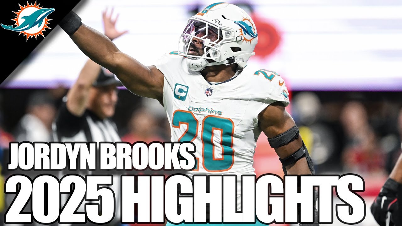 Jordyn Brooks Highlights | 2025 - 2026 NFL Season (First-Team All-Pro) - Dolphins