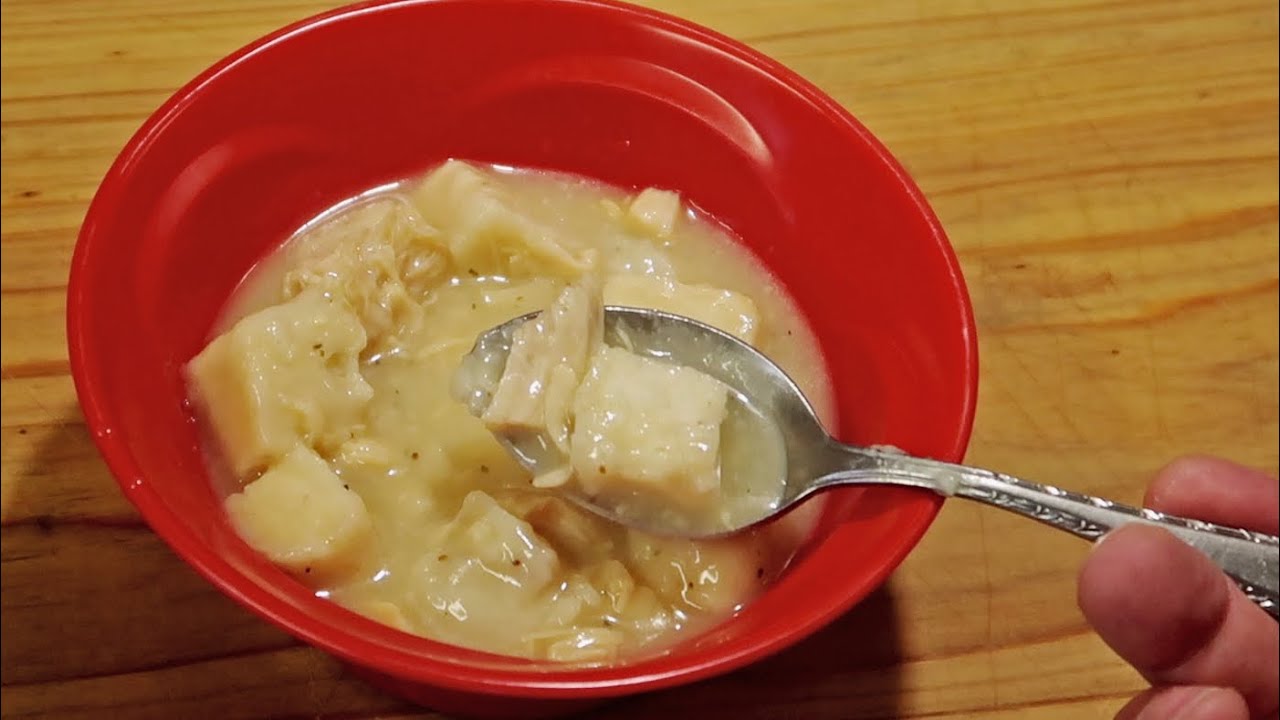 Курица с пельменями на двоих с консервированной курицей