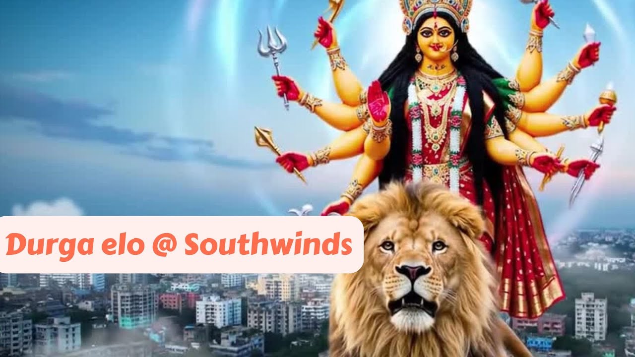 :🎶 Southwinds Durga Puja Video 2025 | 150+ Residents perform for Maa Durga 🙏✨