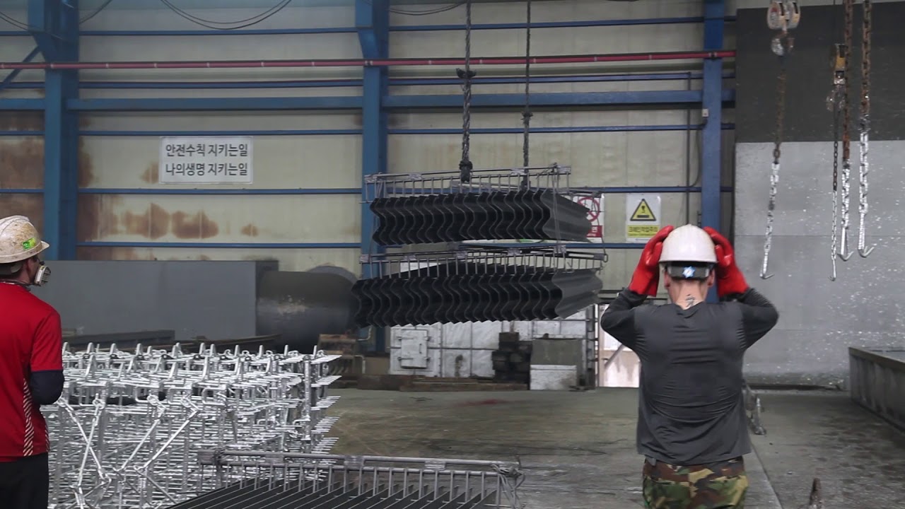 Hot dip galvanizing line in South Korea, designed and installed by Taejong