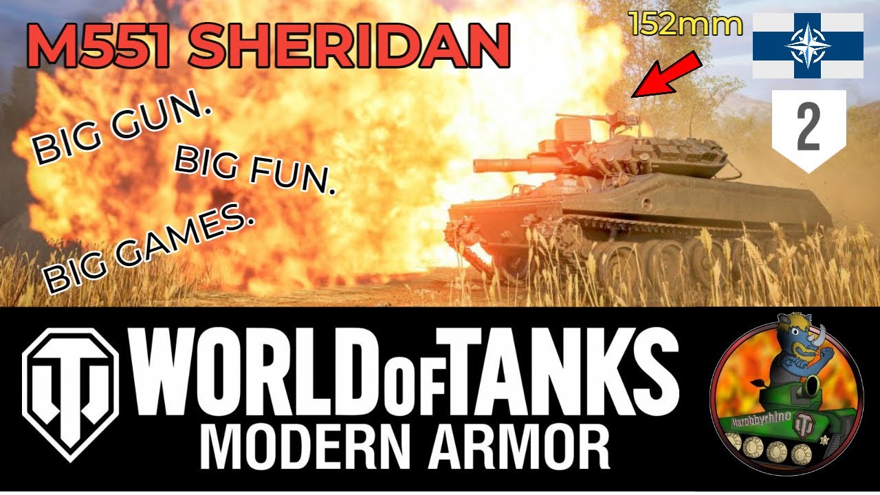 M551 Sheridan II The BEST Damage Dealing Light Tank in Era 2? II World of Tanks Modern Armour