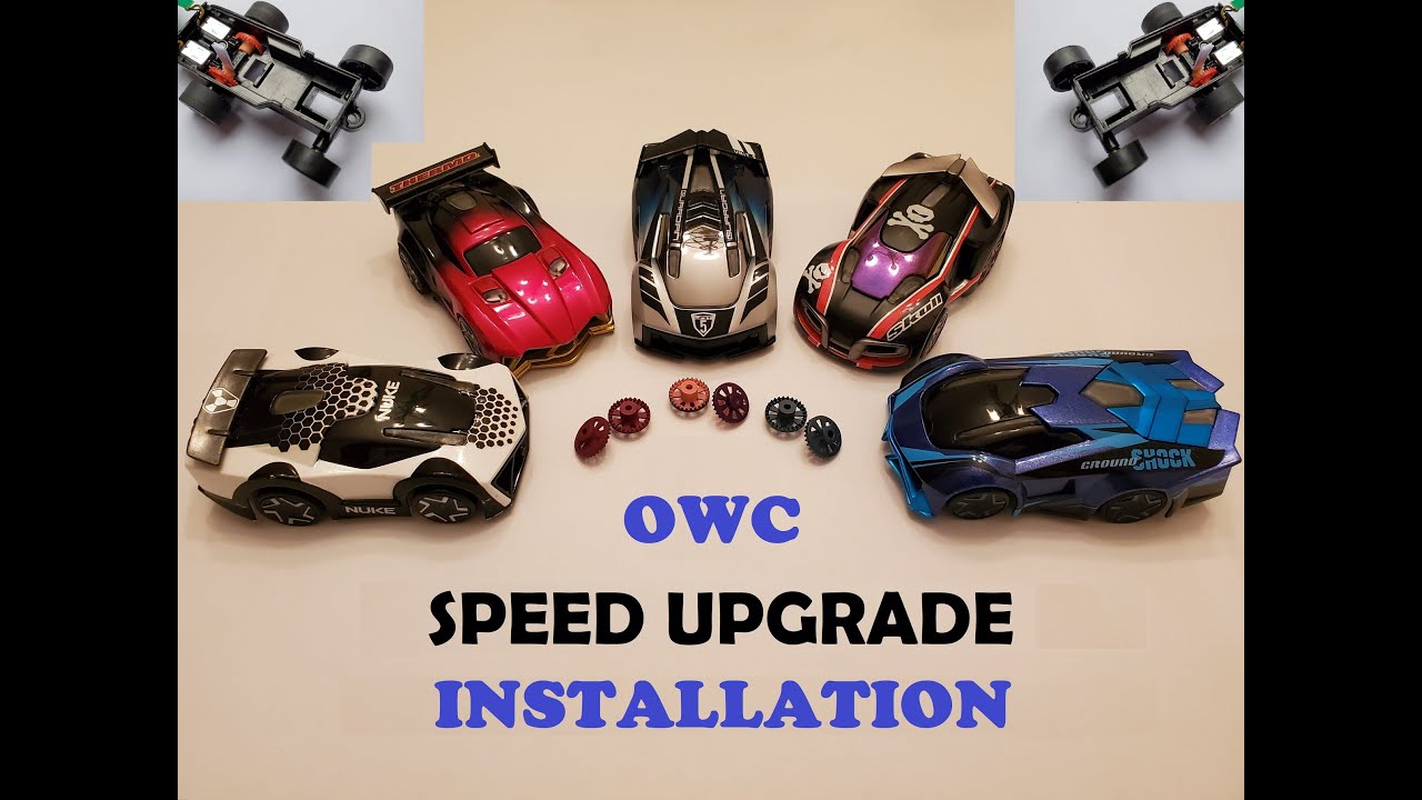 OWC Super Speed Gears Install: For All Anki Overdrive and Drive Cars.