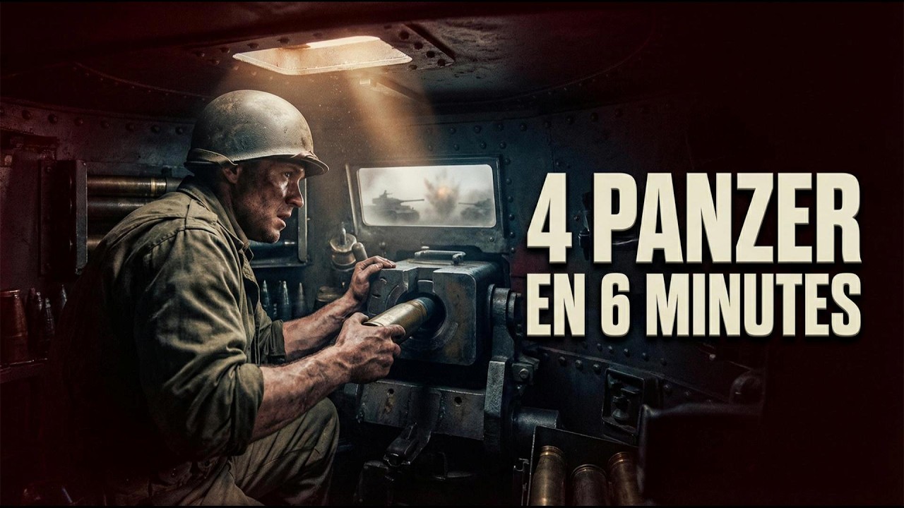 Ils Se Moquèrent de Sa Méthode “Dos à la Culasse” — Son Sherman Détruisit 4 Panzers en 6 Minutes