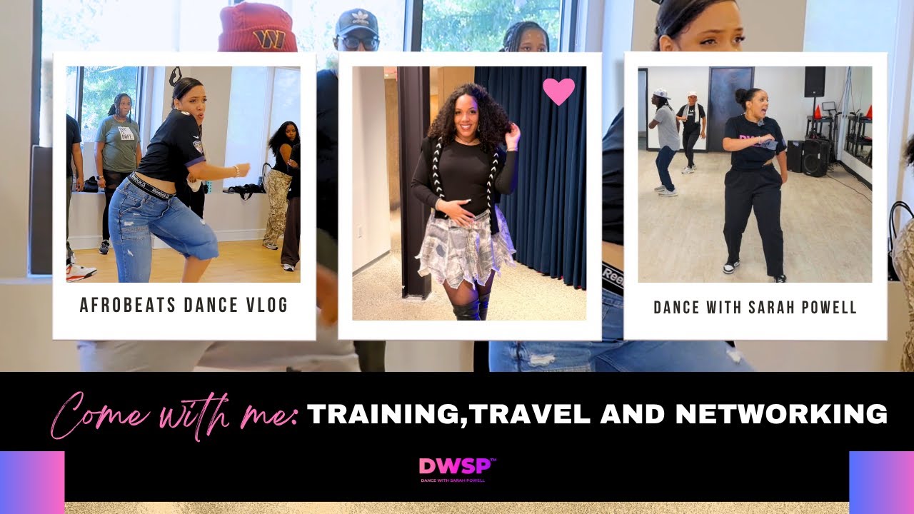 Training, Travel, and Networking💜 | Afrobeats Dance Vlog #afrodance #dancevlog