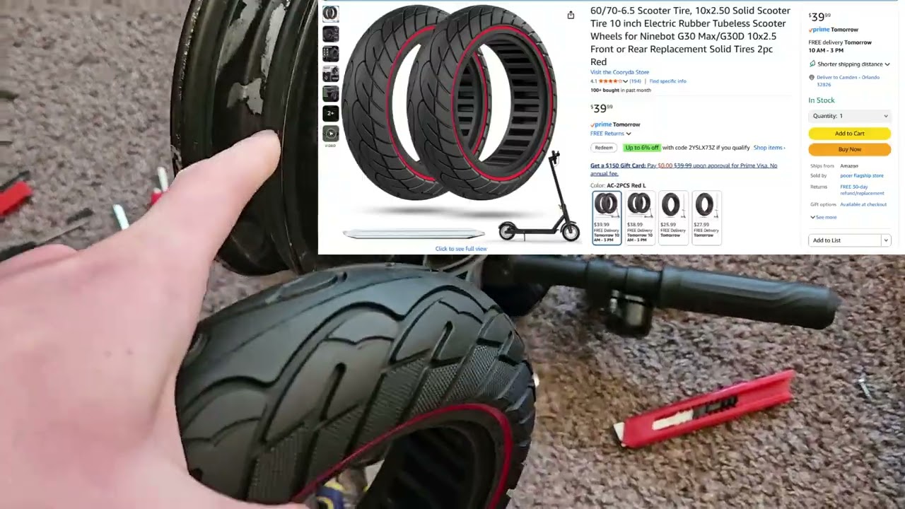 How to replace the rear tire of a NIU KQi2 Pro scooter (foolproof)