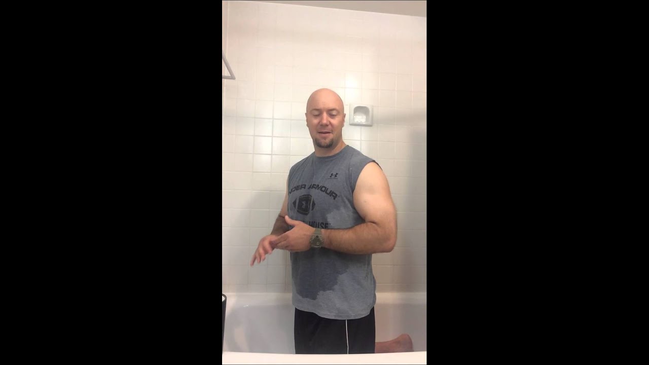 Matt Chatham Ice Bucket Challenge to raise awareness for ALS