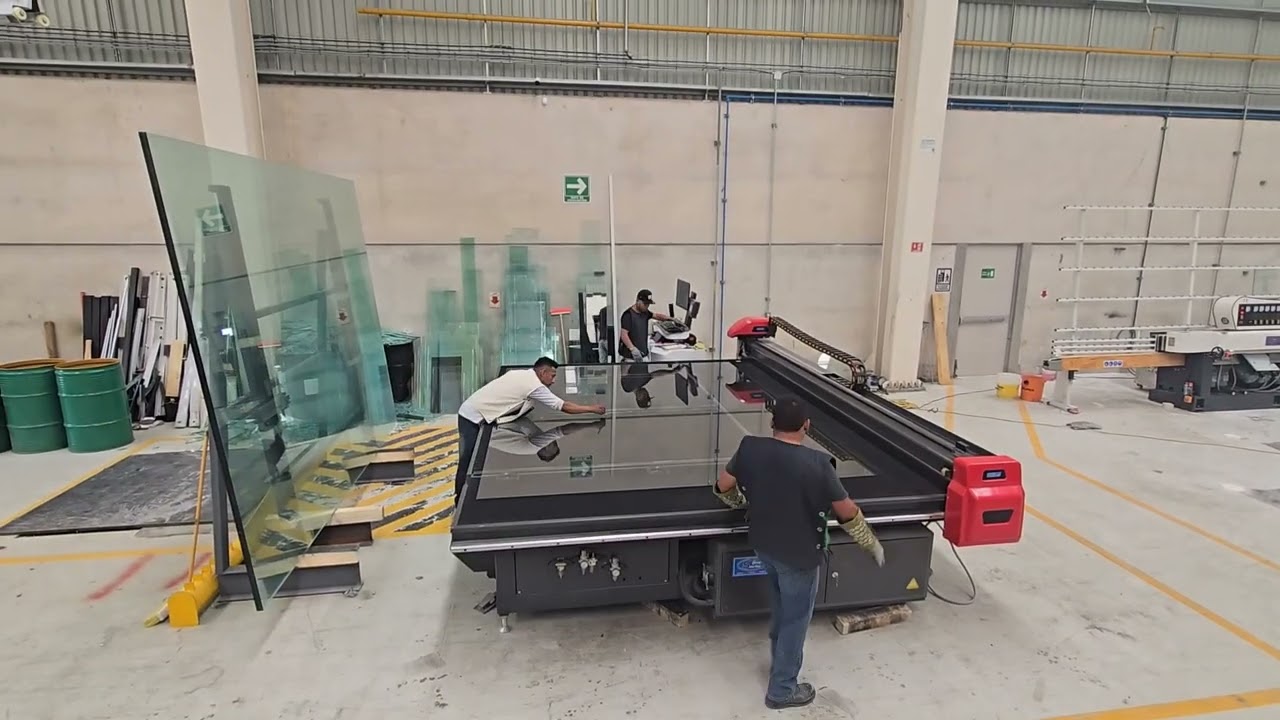 Mesa de corte de vidrio (cutting table) - VIMETEC